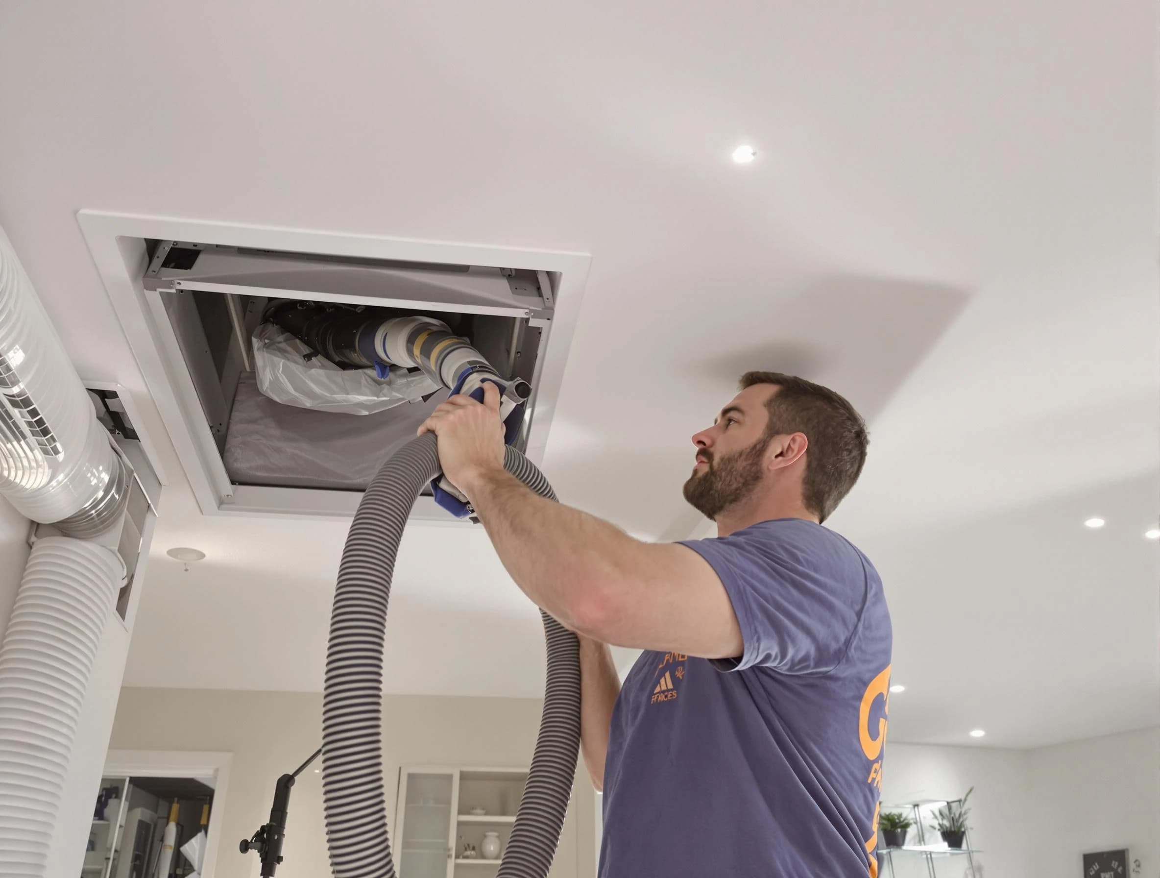 Precision indoor duct cleaning by Belen Air Duct Cleaning in Belen