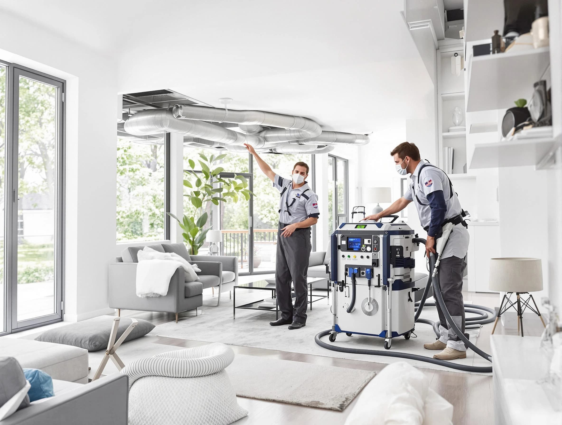 Belen Air Duct Cleaning professional conducting pure air duct cleaning with state-of-the-art equipment in Belen