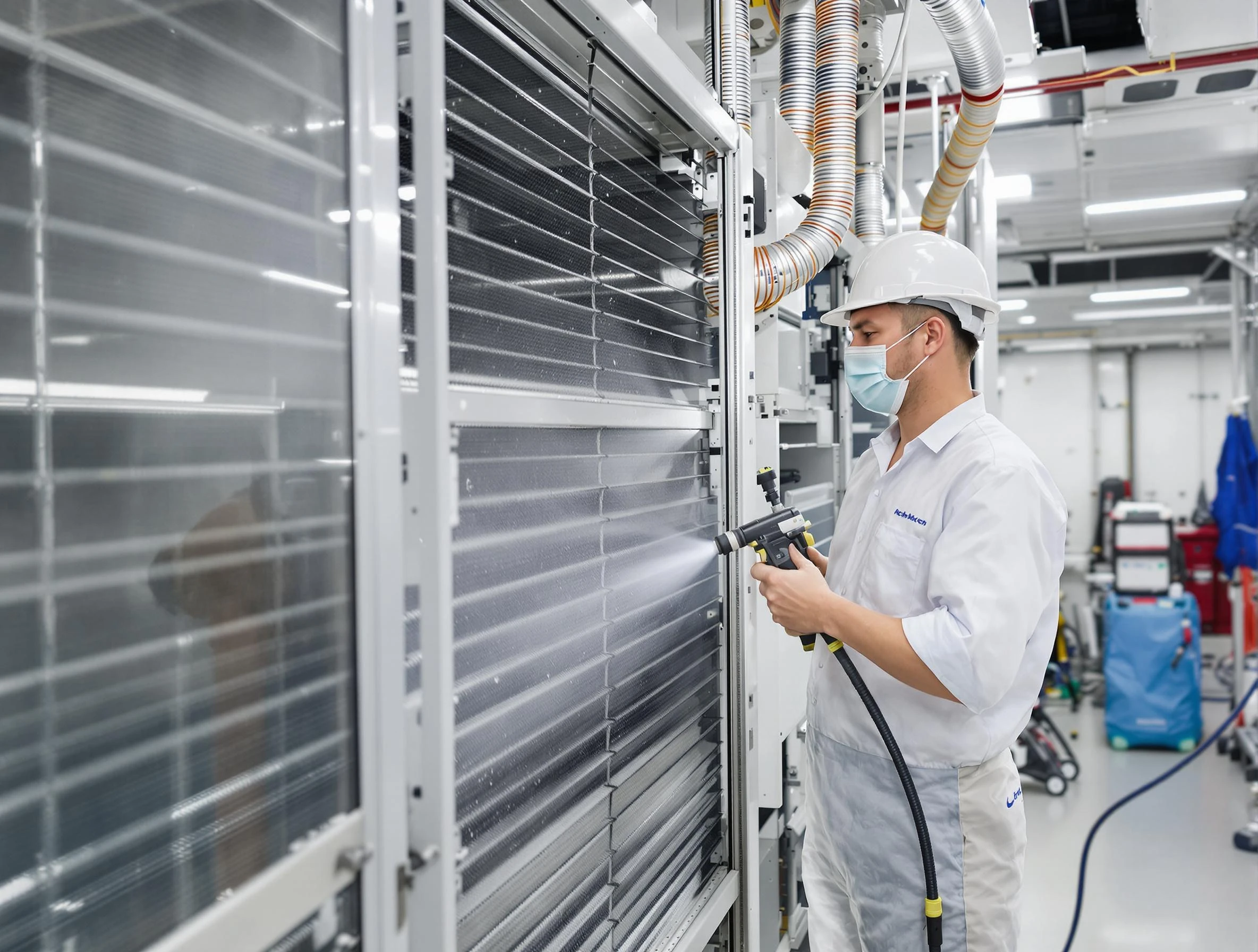 Professional AC coil cleaning by Belen Air Duct Cleaning in Belen