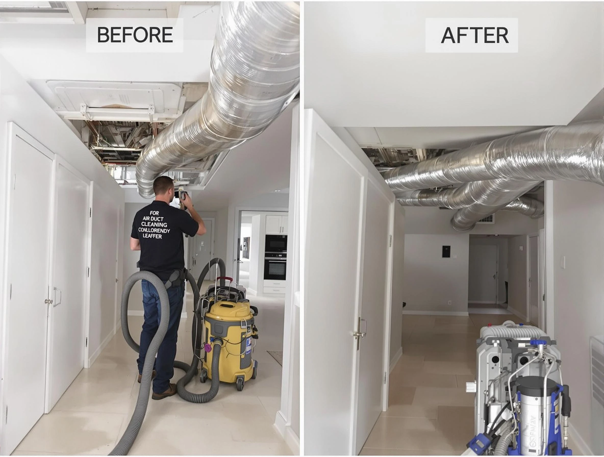 Belen Air Duct Cleaning professional performing thorough air duct cleaning in Belen
