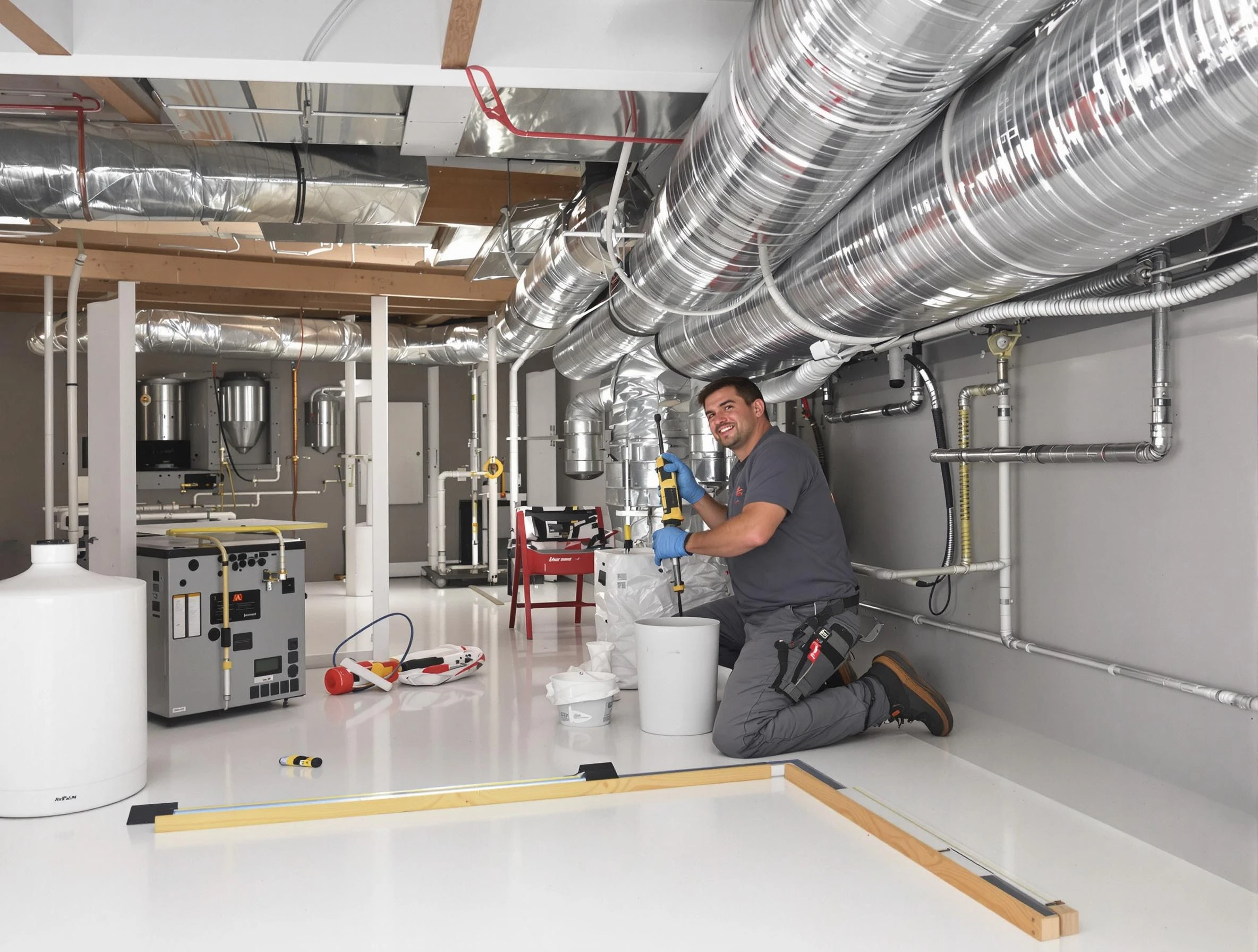Professional duct sealing service by Belen Air Duct Cleaning in Belen