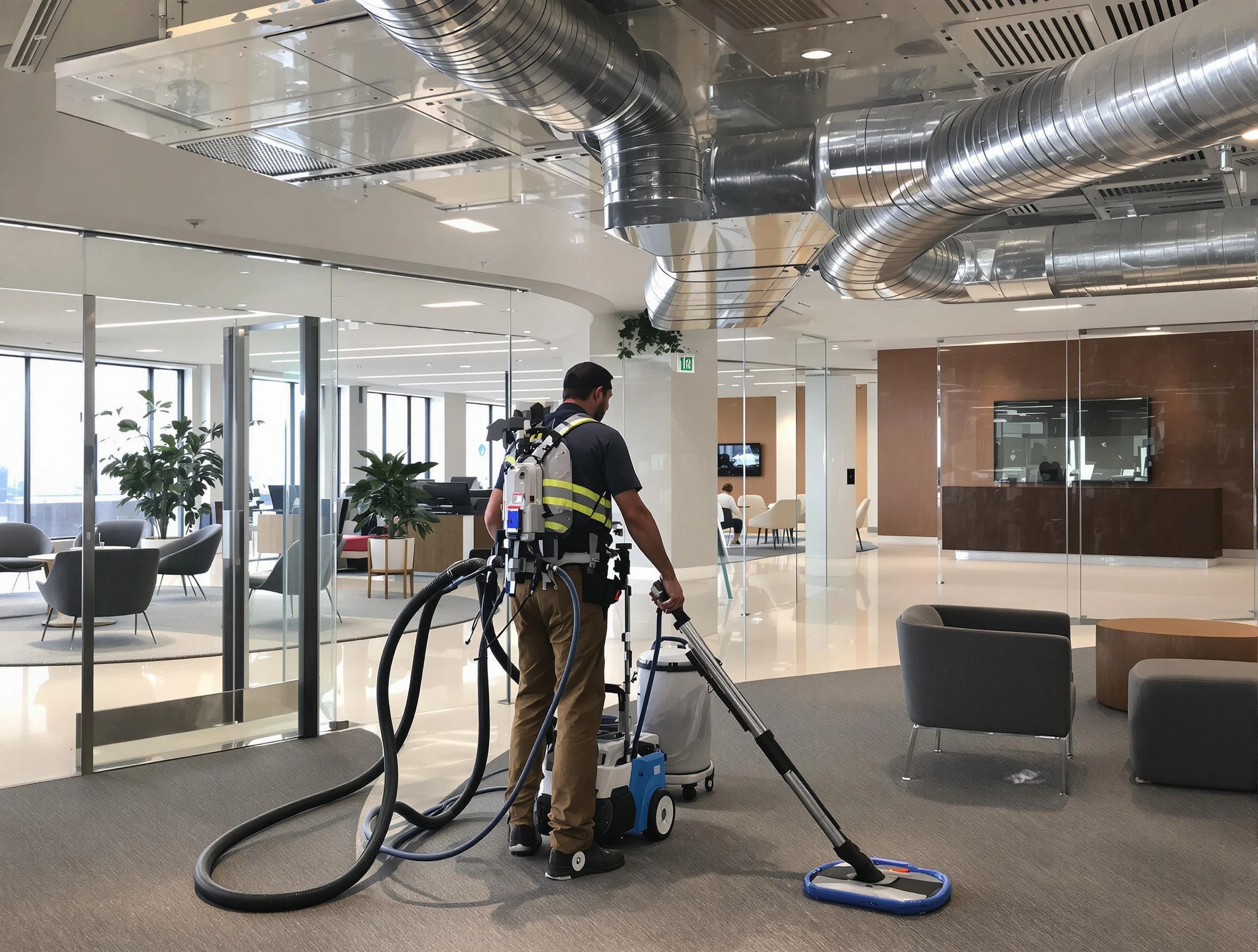 Commercial duct cleaning service by Belen Air Duct Cleaning in Belen