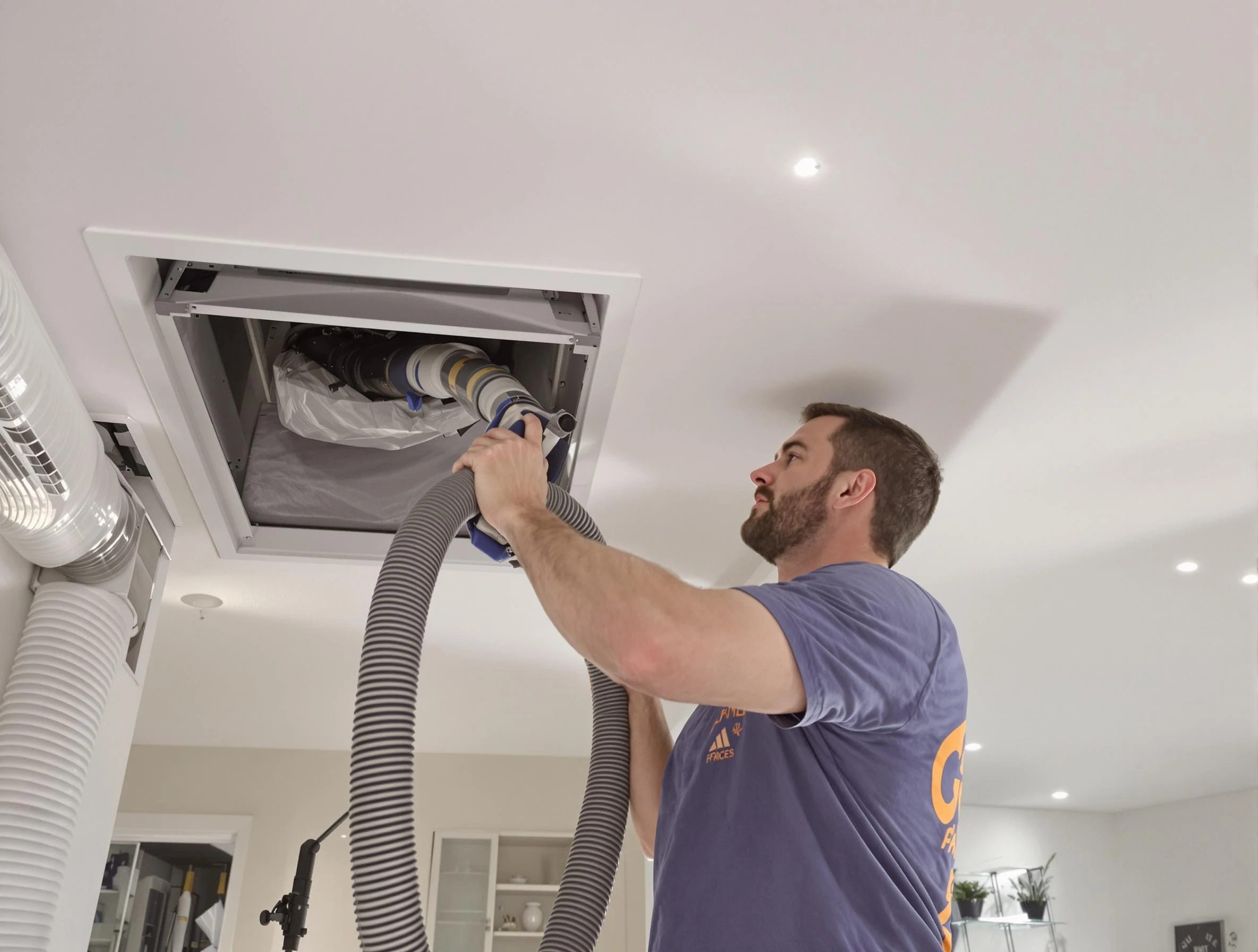 Precision indoor duct cleaning by Belen Air Duct Cleaning in Belen