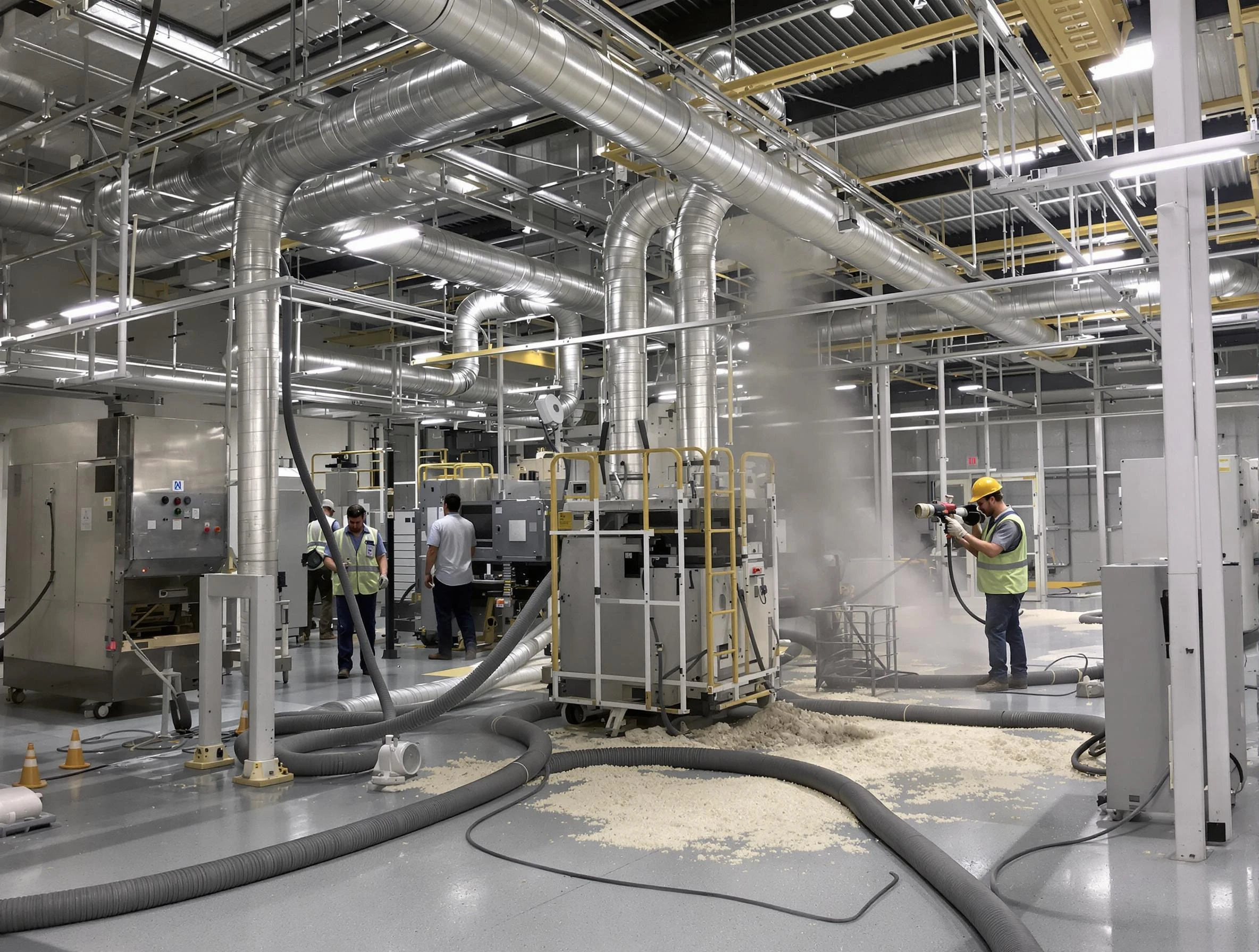 Heavy-duty industrial duct cleaning by Belen Air Duct Cleaning in Belen