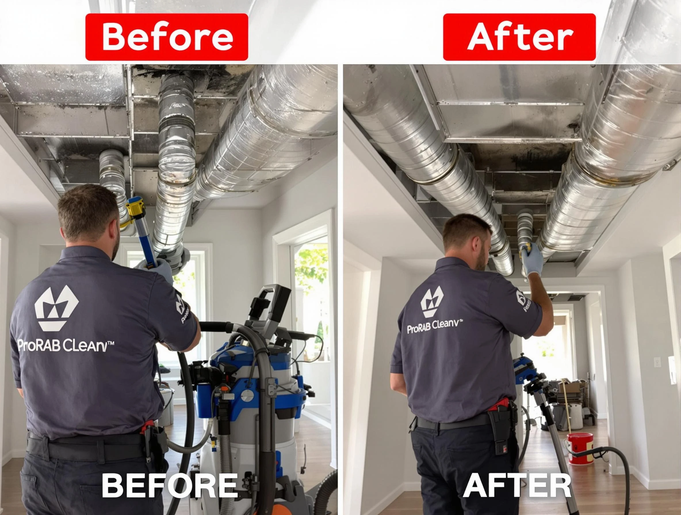 Belen Air Duct Cleaning expert performing thorough residential duct cleaning in a Belen home